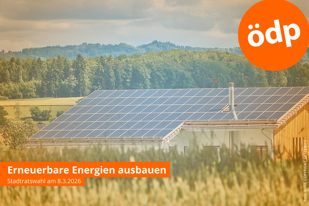 Regionale erneuerbare Energie statt importierter fossiler Energie